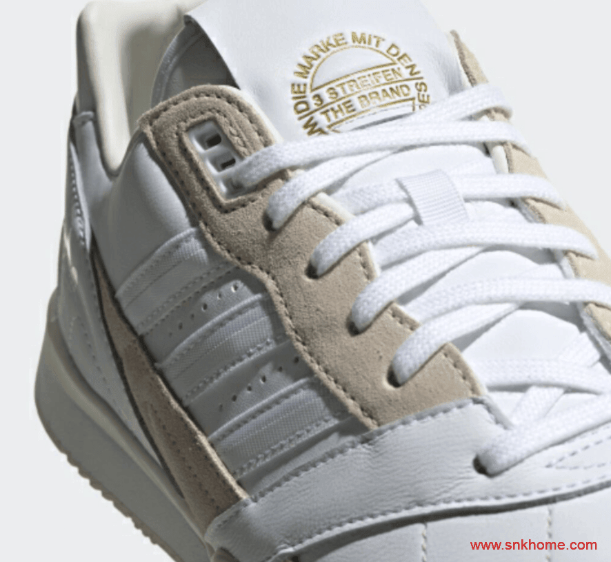 adidas Originals发布白/亚麻棕/汉玉白色A.R. Trainer