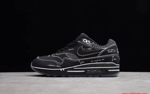 耐克复古跑鞋 NIKE Air Max 1 Sketch To Shel 耐克气垫 手绘跑鞋 货号CJ4286-001