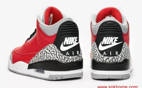 AJ3红水泥 全明星主题,天价联名气质!「红水泥」AJ3 最新实物图释出!货号:CK5692-600