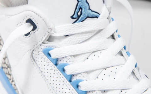 北卡蓝 AJ3 UNC 官图、AJ3北蓝卡上脚新图都有了!发售日期3月 货号:CT8532-104