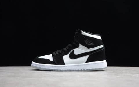 纯原AJ货源,AJ头层牛皮 AJ1熊猫黑白童鞋 AJ1童鞋 货号:BQ6931-103