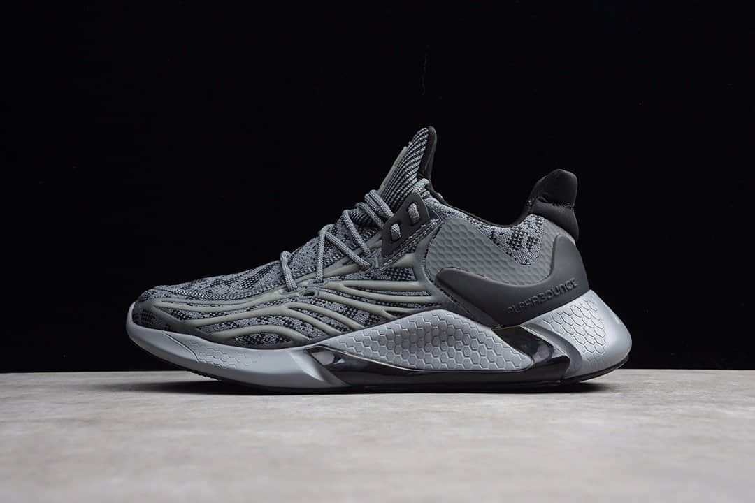 阿迪达斯跑鞋 公司级阿迪达斯阿尔法 Adidas AlphaBounce 8.0 阿尔法八代 货号:G28585