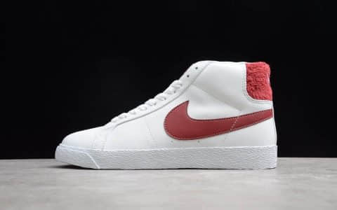 公司级高帮耐克开拓者 NIKE SB Zoom Blazer Mid 耐克真标头层牛皮 货号:CJ6983-101