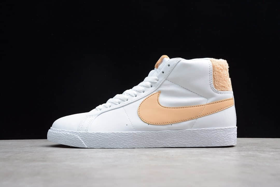 耐克开拓者高帮板鞋 NIKE SB Zoom Blazer Mid 耐克开拓者内置气垫 货号:CJ6983-102