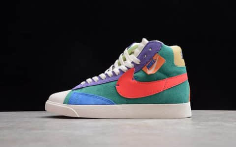 公司级耐克开拓者 耐克女神配色 NIKE Blazer MID REBEL 货号:CQ7786-561