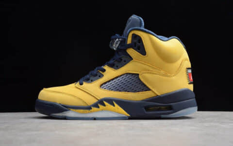 AJ5大黄蜂 莆田鞋纯原AJ实拍 Air Jordan 5 SP “Michigan” 大黄蜂 货号：CQ9541-704
