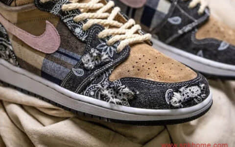 腰果花 + 刮刮乐！全新 Travis Scott x AJ1 来了？！ AJ1 x TS联名发售价格