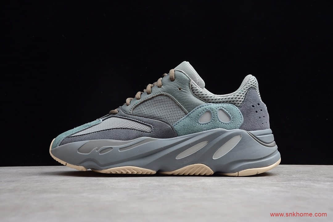 OG版本纯原椰子700 YEEZY 700 “Teal Blue 原厂材料椰子700真BOOST 货号FW2499