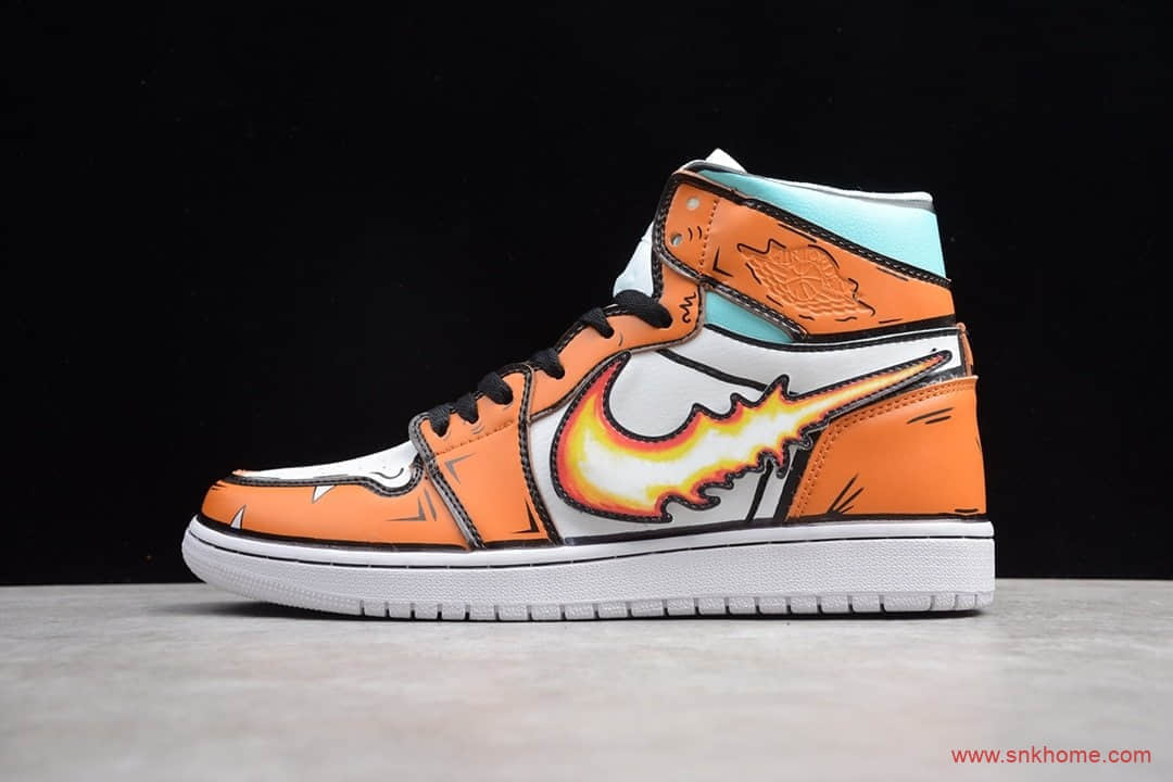 神奇宝贝AJ1联名配色 Nike AIR JORDAN 1 AJ1 AJ1二次元 AJ1动漫 货号:556298-008