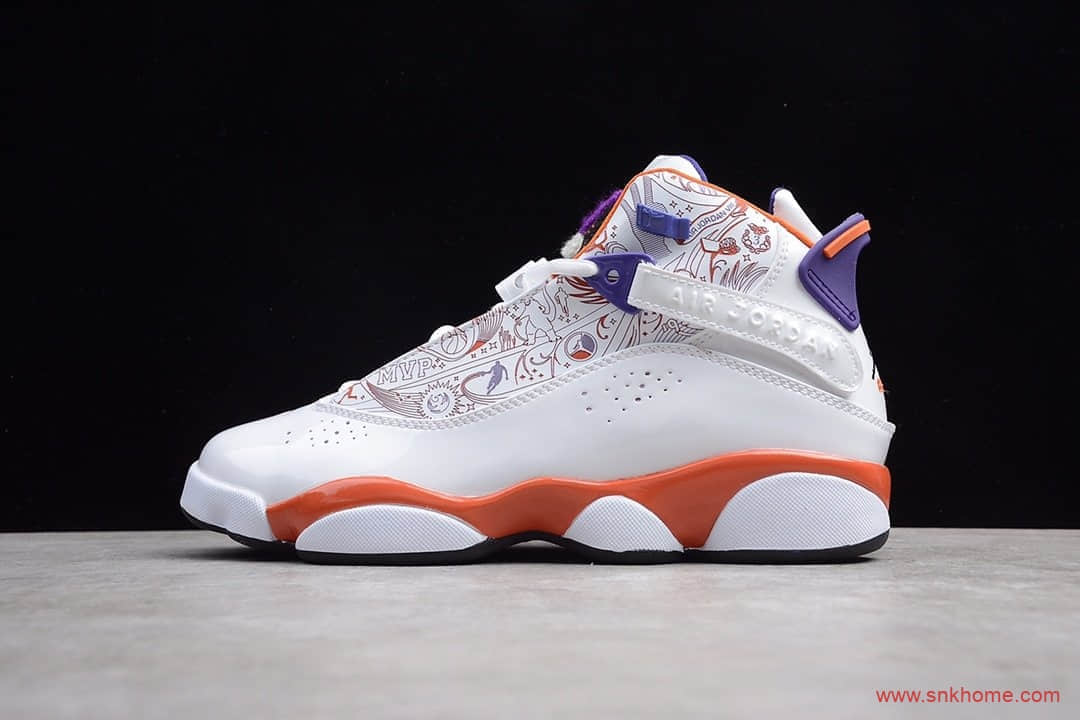 纯原OG版本 厂家实拍Air Jordan 6 RIngs PJ tucker 白蓝 AJ6六冠王 货号:322992-101
