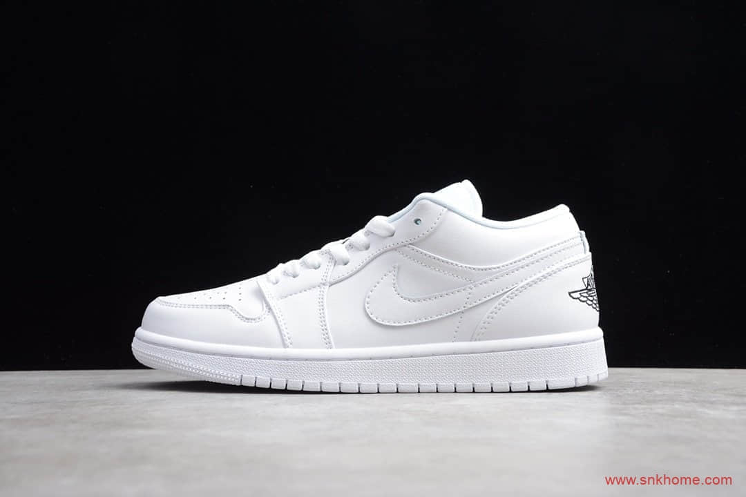 原厂材料 纯原AJ1纯白低帮 OG版本AJ Air jordan 1 Low AJ1 货号553560-101
