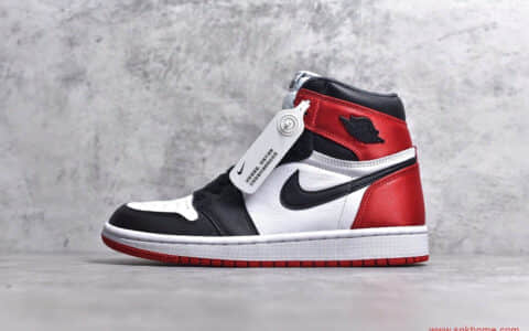 纯原AJ1红丝绸 AJ1黑脚趾 Air Jordan 1 Satin “Black Toe” 黑脚趾丝绸实拍鉴赏 货号:CD0461-016