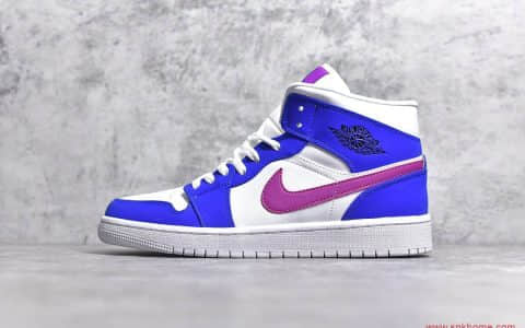 AJ1最大码是几码 Air Jordan 1 Mid 八孔中帮aj1 纯原AJ中帮板鞋 货号:554724-451