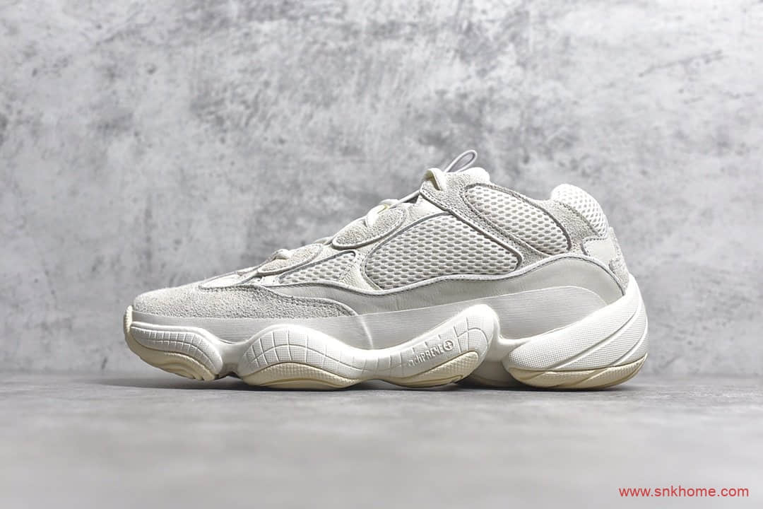 莆田过验椰子500 Yeezy 500 骨白 Adidas Yeezy 500 “Bone White” 纯原OG版本椰子 货号:FV3573
