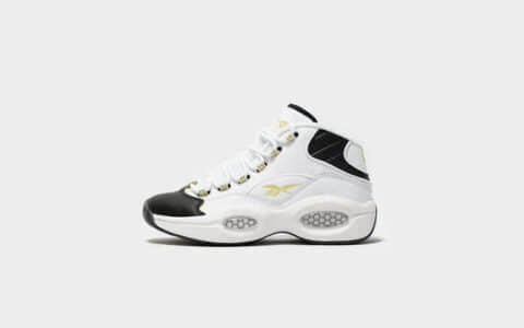 Reebok Question Mid “Black Toe” 锐步黑脚趾 锐步新款老爹鞋跑鞋 货号：EF7599