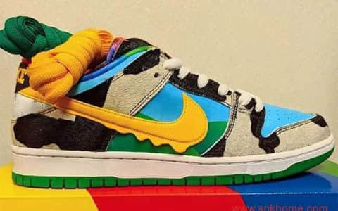 Ben & Jerry’s x Nike SB Dunk Low “Chunky Dunky”实物首次曝光！耐克Dunk SB奶牛联名款发售日期