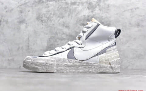 实拍公司级开拓者联名 原鞋开发 Sacai X Nike Blazer with Dunk 开拓者结构 货号：BV0072-100