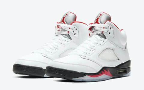 AJ5流川枫、AJ13 GIGI 确定延期发售 Air Jordan 5 “Fire Red”  流川枫发售日期 货号:DA1911-102