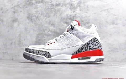 OG纯原版本 Air Jordan 3 Katrina AJ3飓风爆‌裂纹 AJ3原厂头层正品皮质 支持专柜对比 货号136064-116