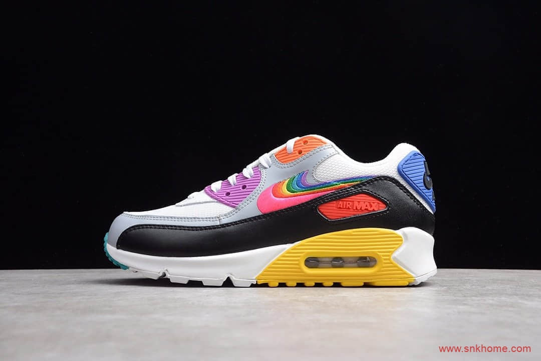 经典耐克气垫跑鞋 耐克MAX90复古跑鞋 NIKE Air Max90 Essential 夏季耐克透气跑鞋 货号:CJ5482-100