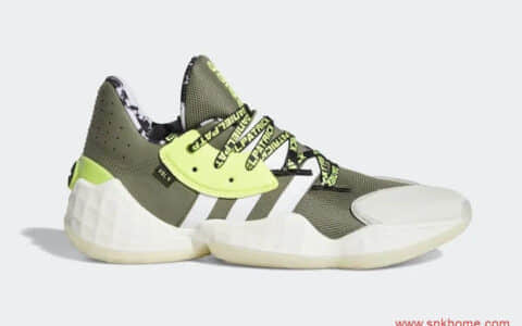 哈登联名款战靴 Daniel Patrick x adidas Harden Vol.4发售日期   货号:FV8921