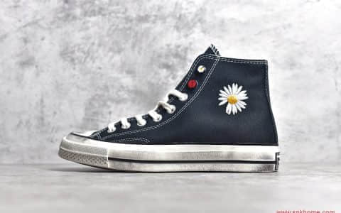 权志龙同款匡威小雏菊公司级 PEACEMINUSONE x Converse 匡威小雏菊 货号：163762C