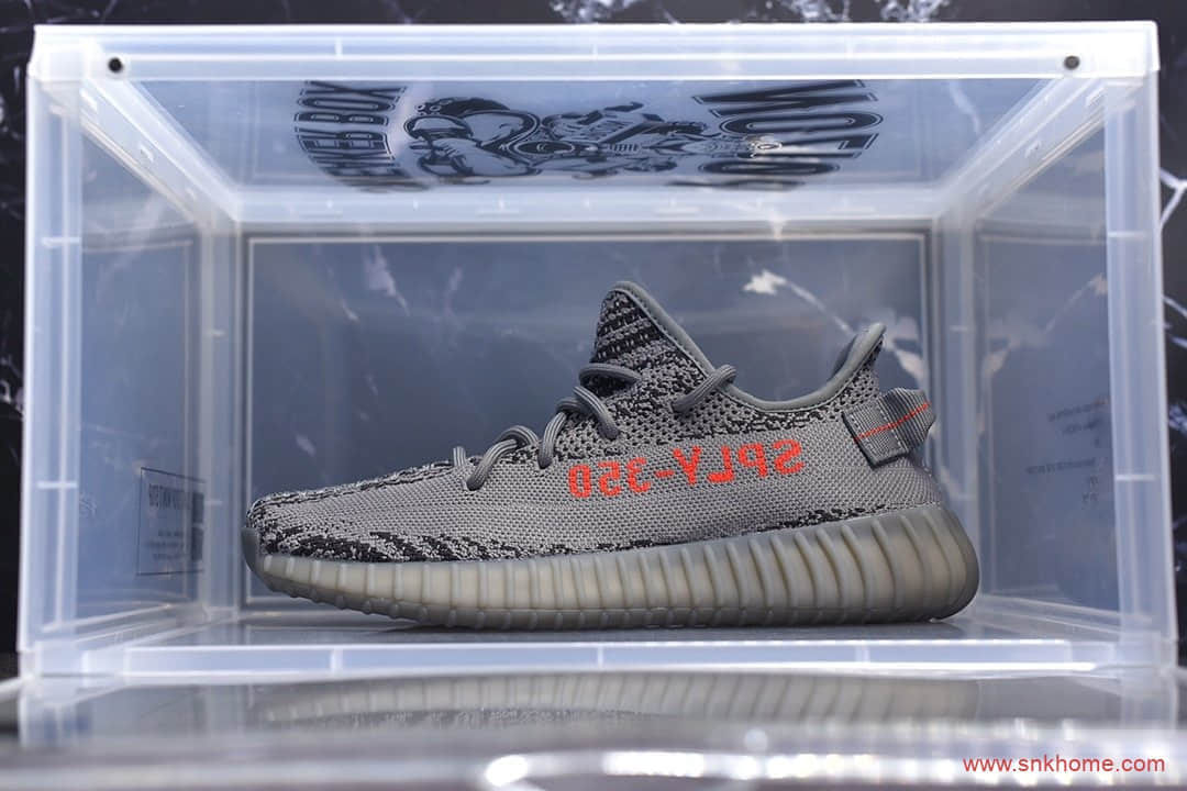 纯原350V2在哪里买比较好 Adidas Yeezy Boost 350 V2 新灰橙 OG纯原版本椰子350V2 货号：AH2203