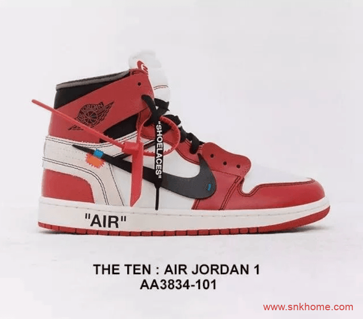 耐克OW联名 THE TEN是什么意思 OFF-WHITE联名的THE TEN计划,THE TEN系列鞋款具体是哪几款 货号:AA3834-101