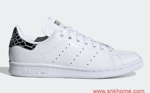 史密斯新款发售 阿迪达斯史密斯夏季板鞋蛇纹漆皮 adidas Stan Smith新版本发售日期 货号FV3422