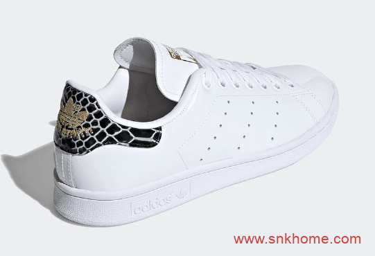 史密斯新款发售 阿迪达斯史密斯夏季板鞋蛇纹漆皮 adidas Stan Smith新版本发售日期 货号FV3422