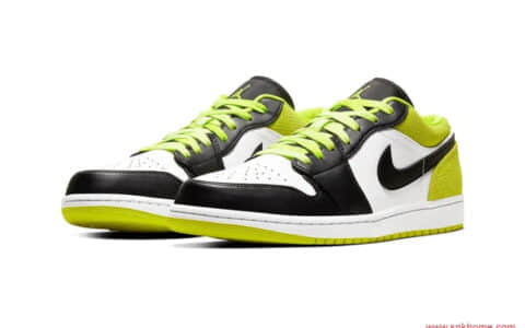 AJ1黑脚趾 低帮AJ1 Low新配亮相 Air Jordan 1 Low SE “Suede Green”OG版本复古鞋款 货号:CK3022-003