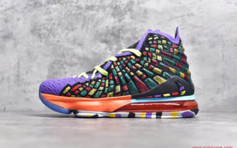 莆田实战篮球鞋 耐克詹姆斯战靴 NIKE Lebron XVII 勒布朗詹姆斯17代 货号CD5051-400