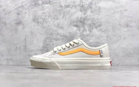 新版万斯白红 VANS Blackball SF半月包头 万斯经典板鞋权志龙同款