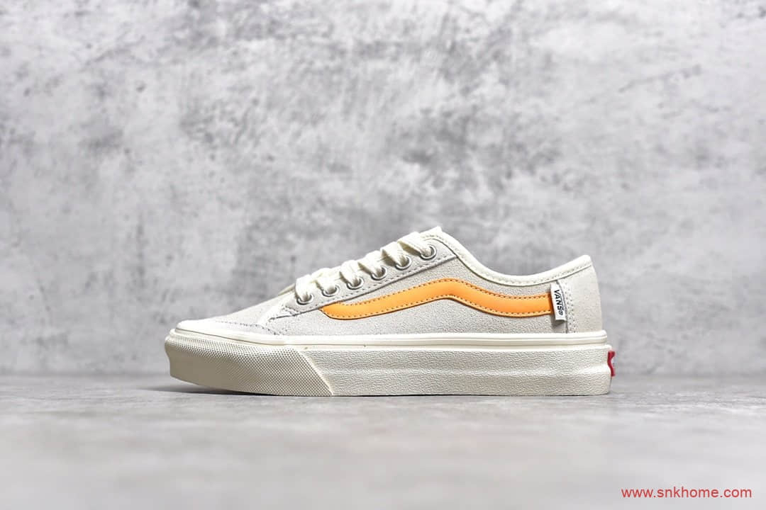 新版万斯白红 VANS Blackball SF半月包头 万斯经典板鞋权志龙同款