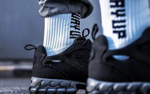 Stussy x Nike联名正品开箱 Stussy x Nike联名上脚图 货号:CJ1288-600