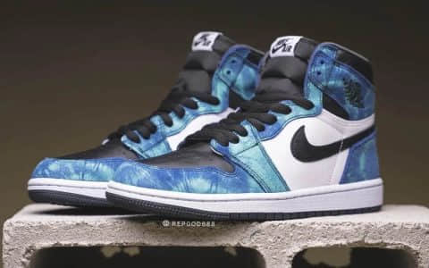 Air Jordan 1 “Tie-Dye” AJ1扎染配色发售价格 货号:CD0461-100