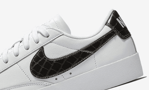 耐克开拓者鳄鱼皮 Nike Blazer LowLeather “Black Croc”发售信息
