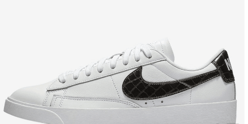 耐克开拓者鳄鱼皮 Nike Blazer LowLeather “Black Croc”发售信息