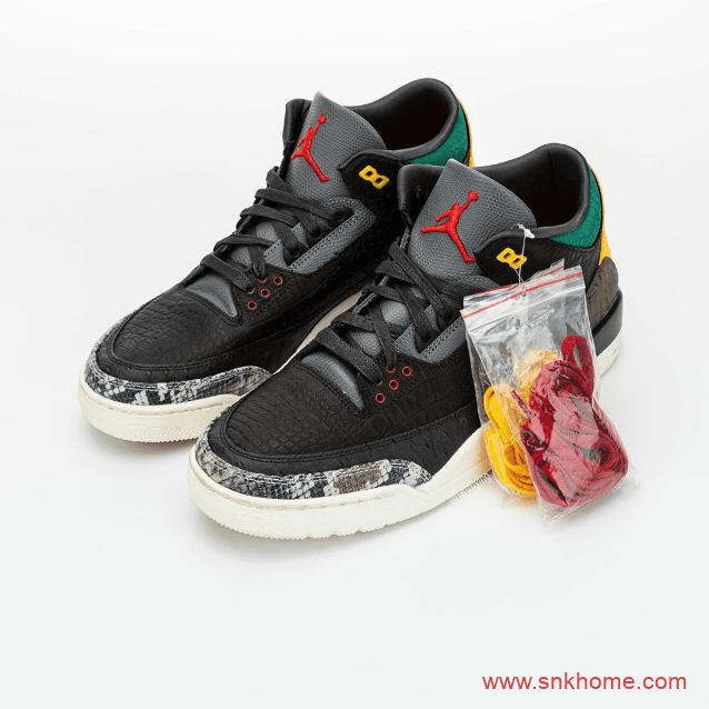 AJ3黑色动物园2.0 Air Jordan 3 SE “Animal Instinct”发售日期 货号:CK4344-001