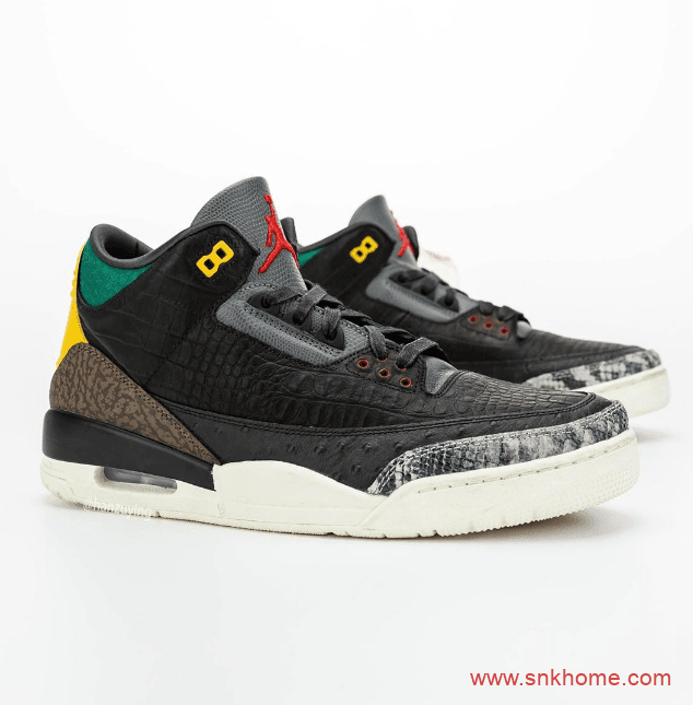 AJ3黑色动物园2.0 Air Jordan 3 SE “Animal Instinct”发售日期 货号:CK4344-001
