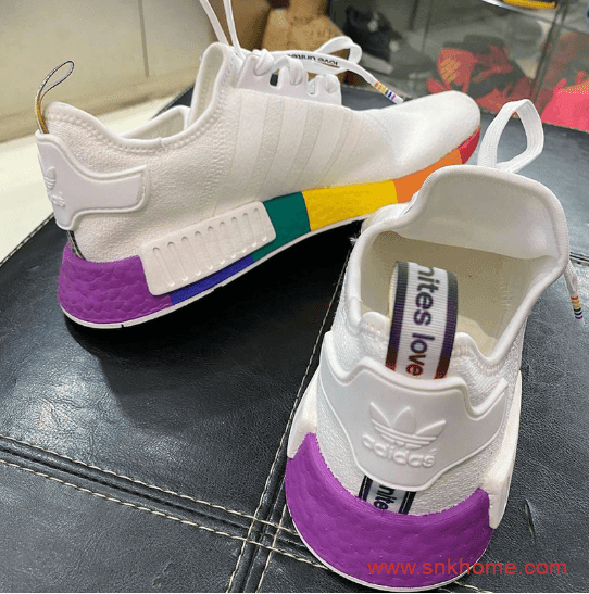 阿迪达斯彩虹底 adidas NMD R1 Pride发售价格 货号FY9024