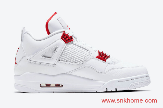 AJ4白橙白红配色 金属质感 Air Jordan 4“Orange Metallic” 货号CT8527-118