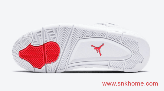 AJ4白橙白红配色 金属质感 Air Jordan 4“Orange Metallic” 货号CT8527-118