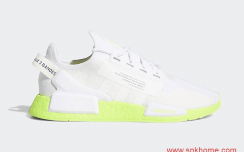 adidas NMD R1 V2白色浅绿配色发售日期 货号FX3903