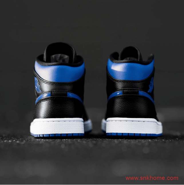 AJ1 Mid小黑蓝 AJ1中帮荔枝皮新配色发售信息 货号554724-068