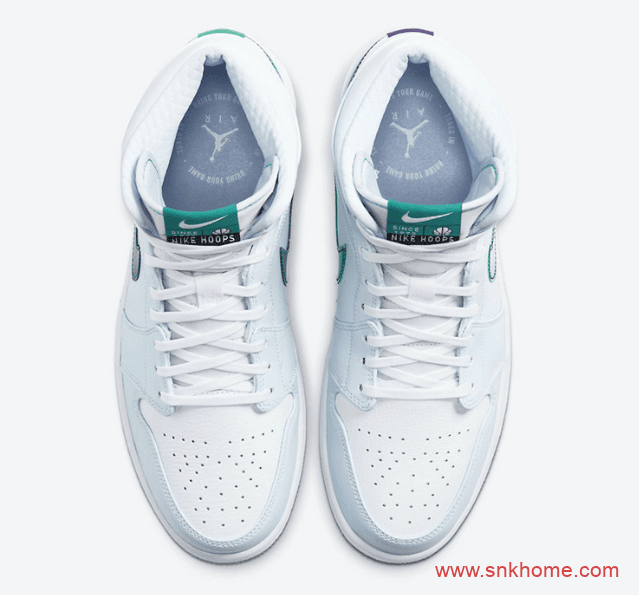 Air Jordan 1 Mid SE “Nike Hoops”鸳鸯配色 AJ1白绿发售信息 货号CW5853-100