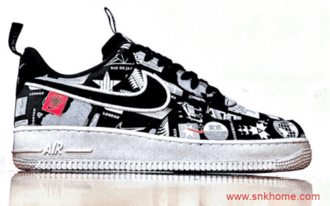 Air Force 1 Low “Worldwide” 耐克空军一号满印城市限定东京配色
