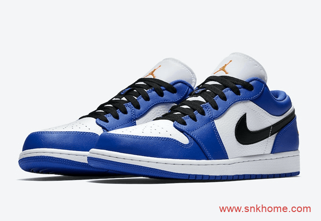 Air Jordan 1低帮小闪电官图 AJ1白蓝配色上脚绝对香 货号553558-401