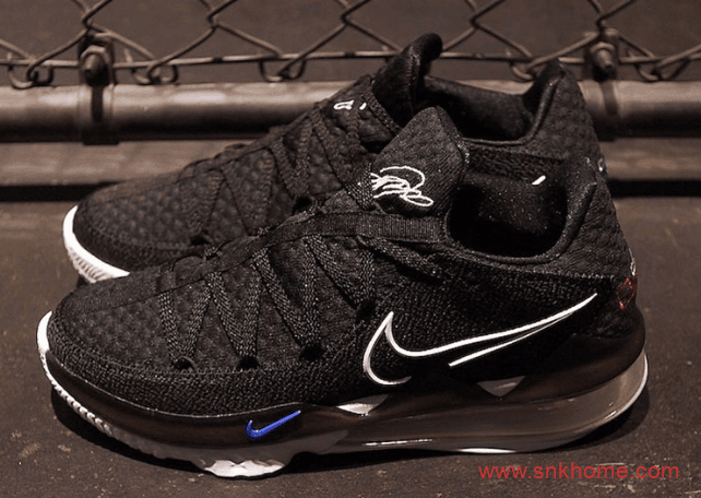 Nike LeBron 17 Low “LeBron James”詹姆斯全黑实战篮球鞋 货号:CD5007-002