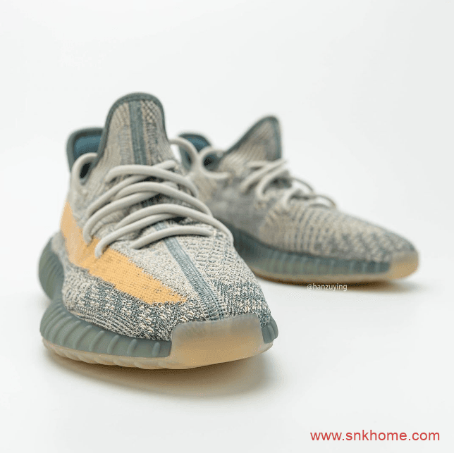 Yeezy Boost 350 V2 “Israfil” 椰子350V2蓝灰新配色 货号FZ5421